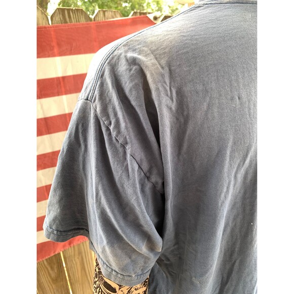 Vintage 90s Ac/Dc the Razors Edge Tour Distressed T-shirt Size XL by Freeze - Picture 9 of 10